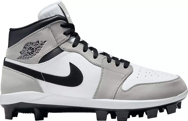 

Мужские высокие бейсбольные бутсы Nike Jordan 1 Retro MCS, серый/черный