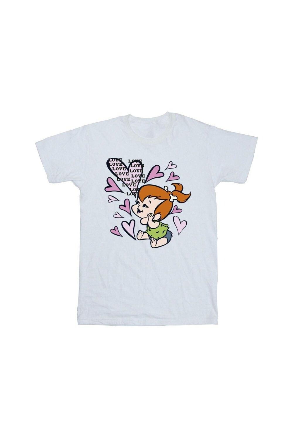 

Футболка Pebbles Love Love Love The Flintstones, белый