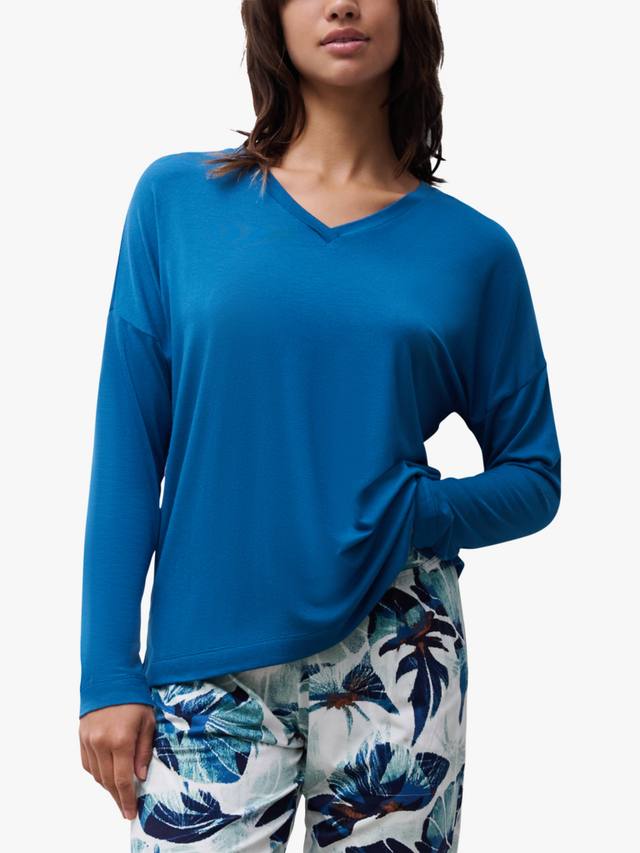 

Топ с длинными рукавами Loraine Loungewear Femilet, Ceramic Blue