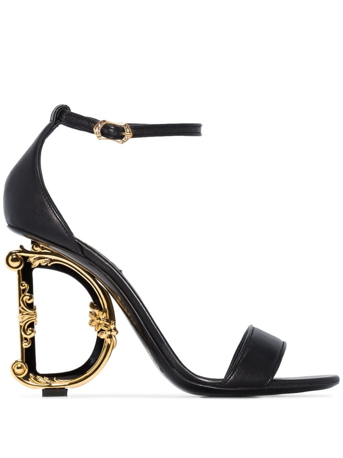 

Dolce & Gabbana босоножки на скульптурном каблуке, черный