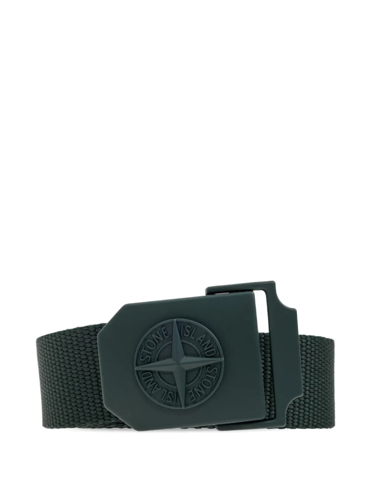 

Ремень с пряжкой и логотипом Stone Island Compass, зеленый