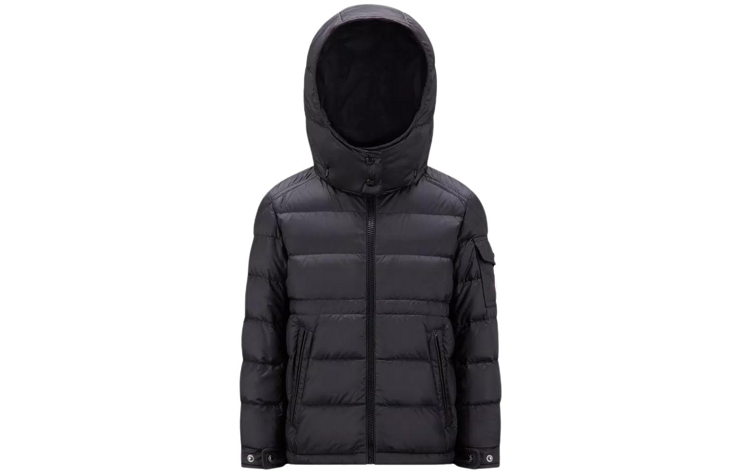 

Детская утепленная куртка Moncler, черная