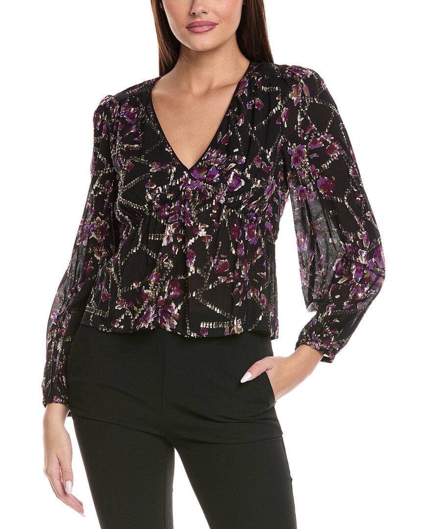 

Блузка ba&sh Divine из смесового шелка, фиолетовый