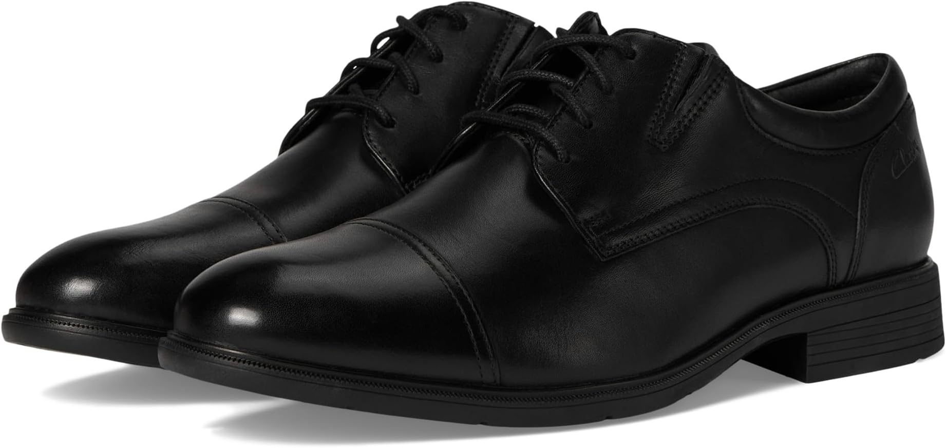 

Оксфорды Clarks Men's Steadwell Cap, Black Leather