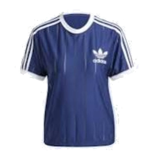 

Футболка adicolor 3 полоски в тонкую полоску футболка азиатские размеры Adidas, синий
