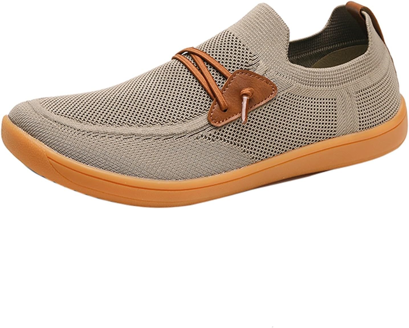 

Мужские босоножки без шнурков Кросс-тренер Обувь для тренажерного зала Повседневные кроссовки с широкой носочной частью Для ходьбы и бега Generic, коричневый