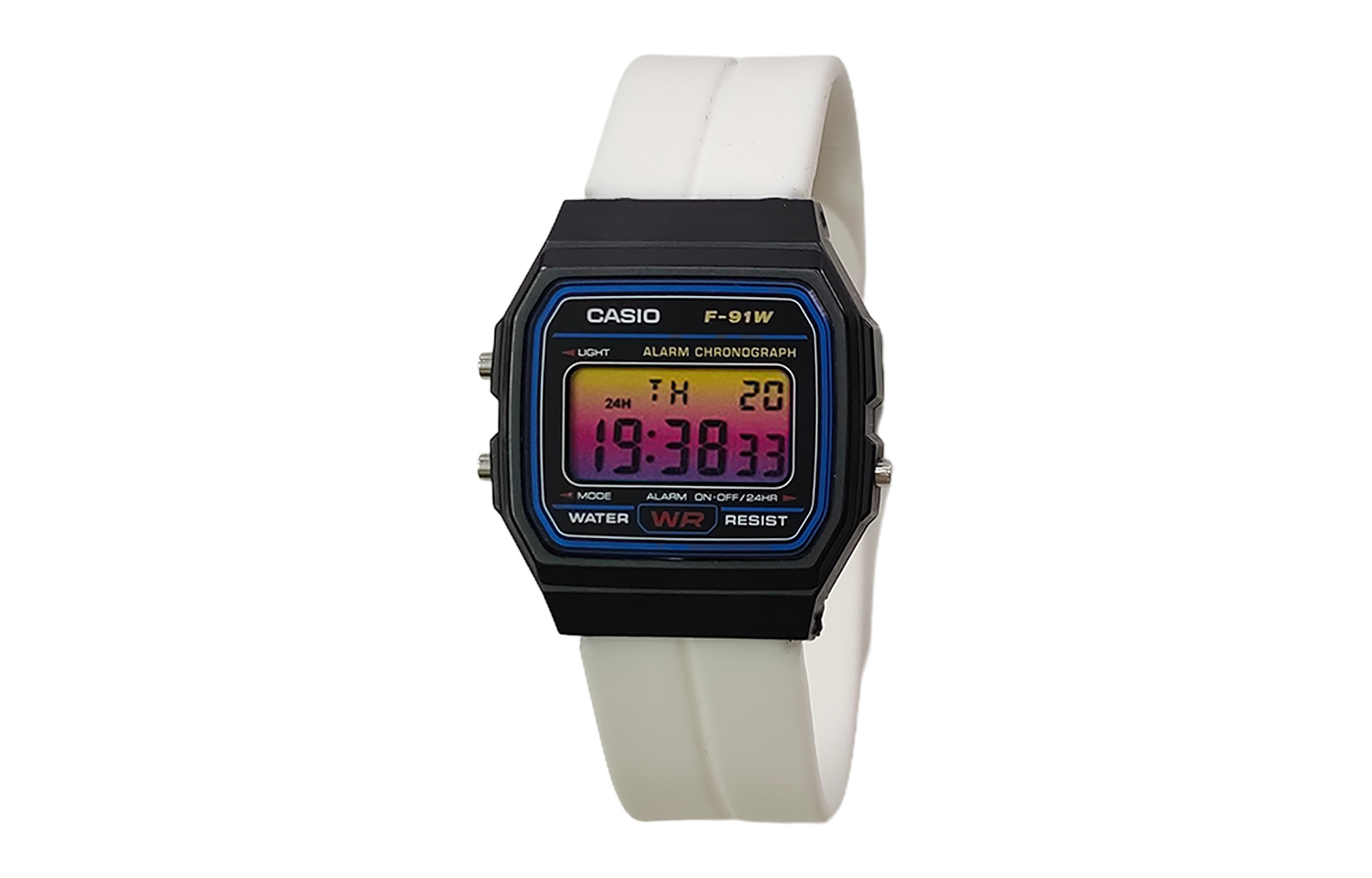 

CASIO Кварцевые часы Retrofit Series с силиконовым ремешком, мужские часы с черным циферблатом