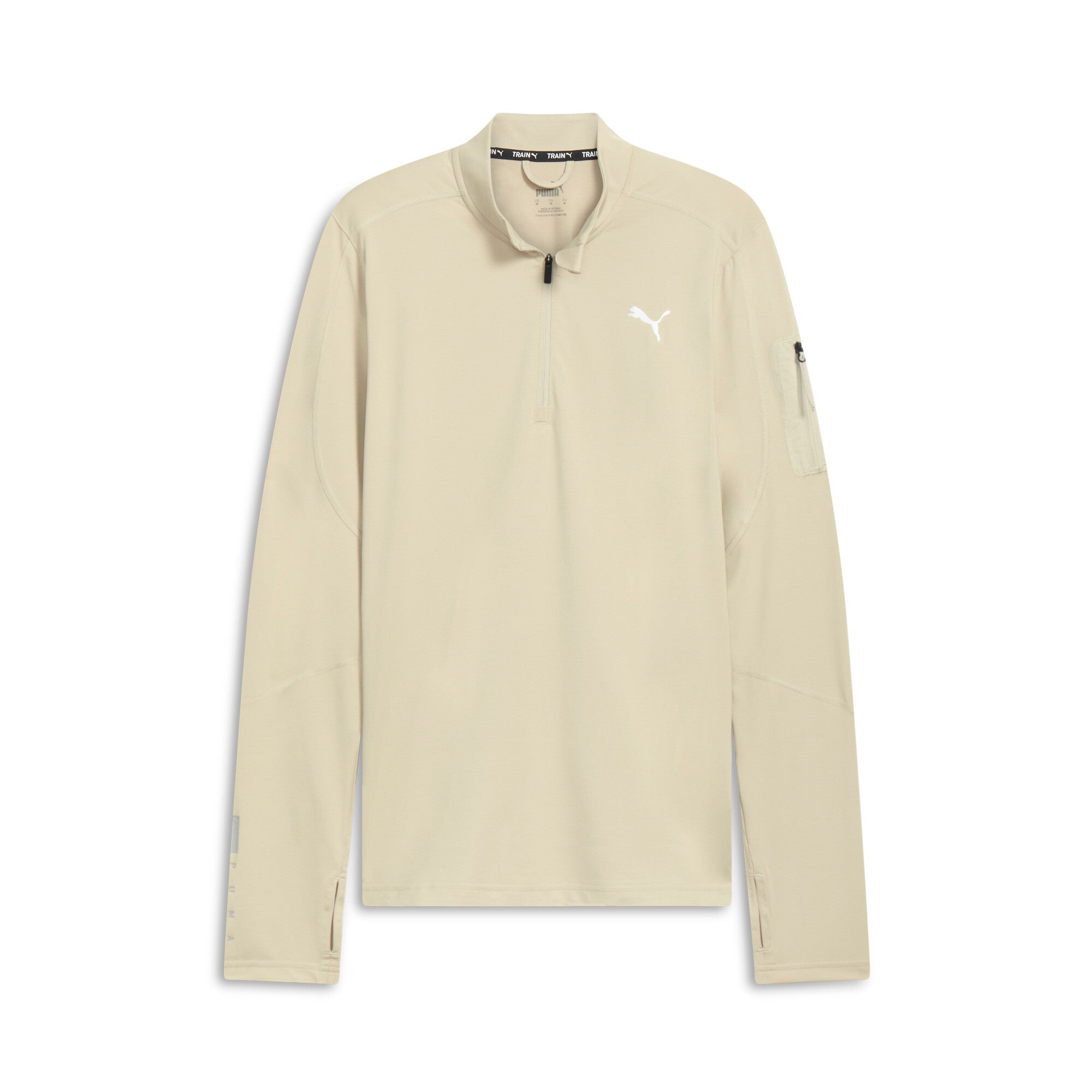 

Мужская куртка PUMA с застежкой-молнией на четверть длины, цвет desert dust