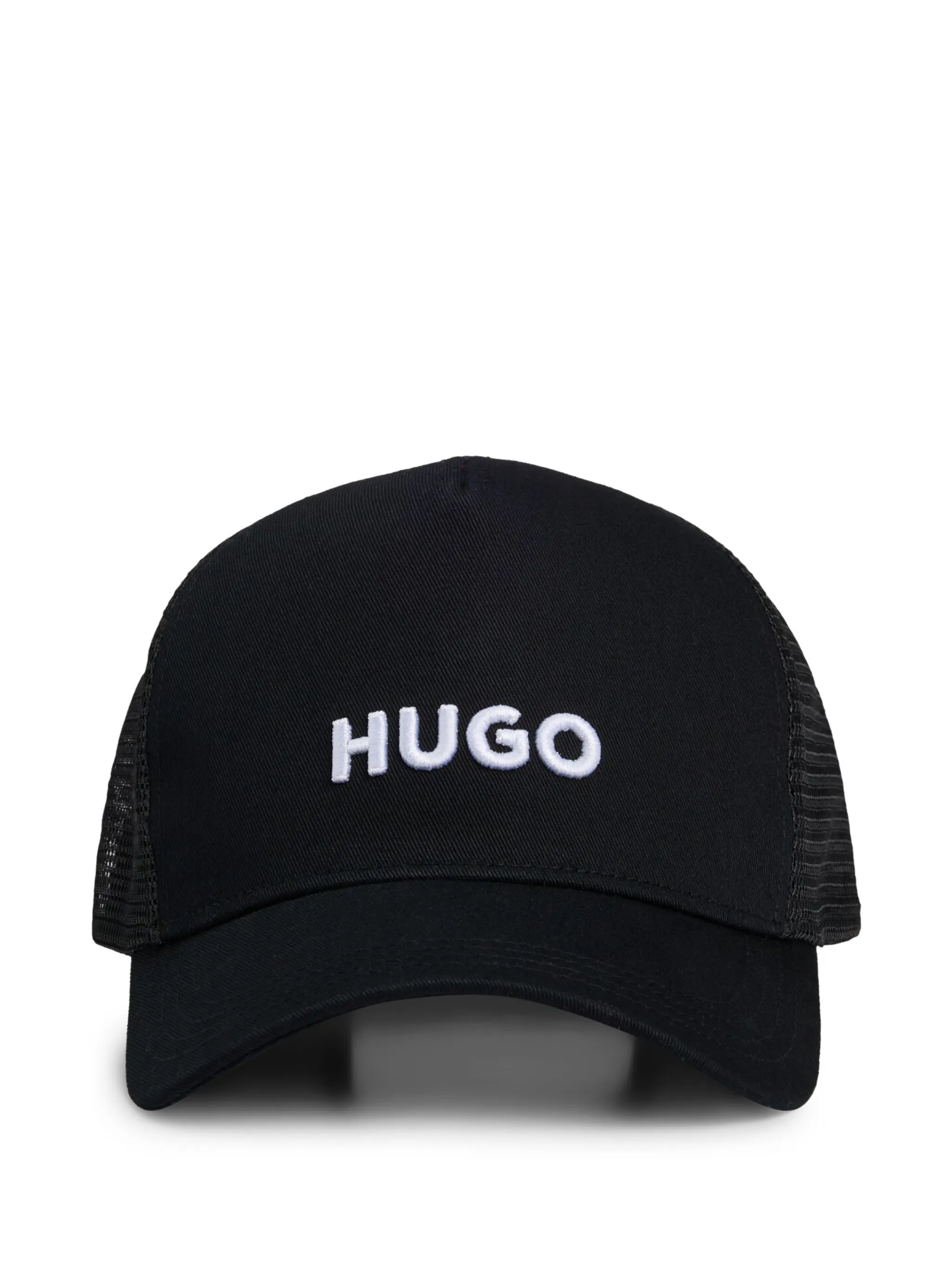 

Кепка с вышитым логотипом Hugo, черный