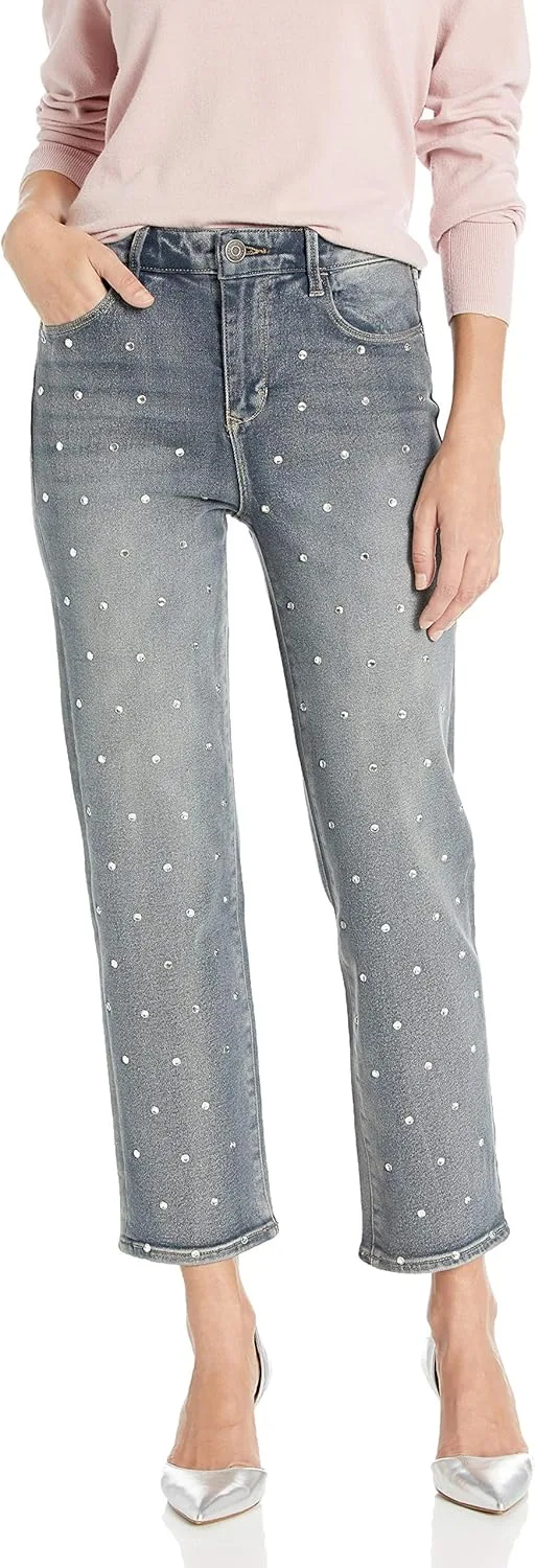 

Skinnygirl Women's Warren High Rise Straight Ankle