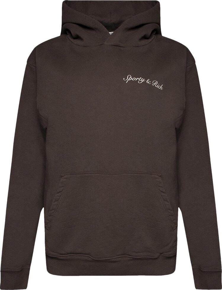 

Худи Sporty & Rich Syracuse 'Chocolate', коричневый