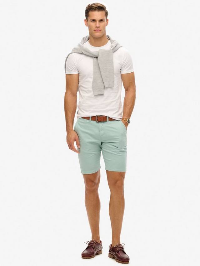 

Винтажные шорты-чиносы Superdry, цвет Fresh Mint Green