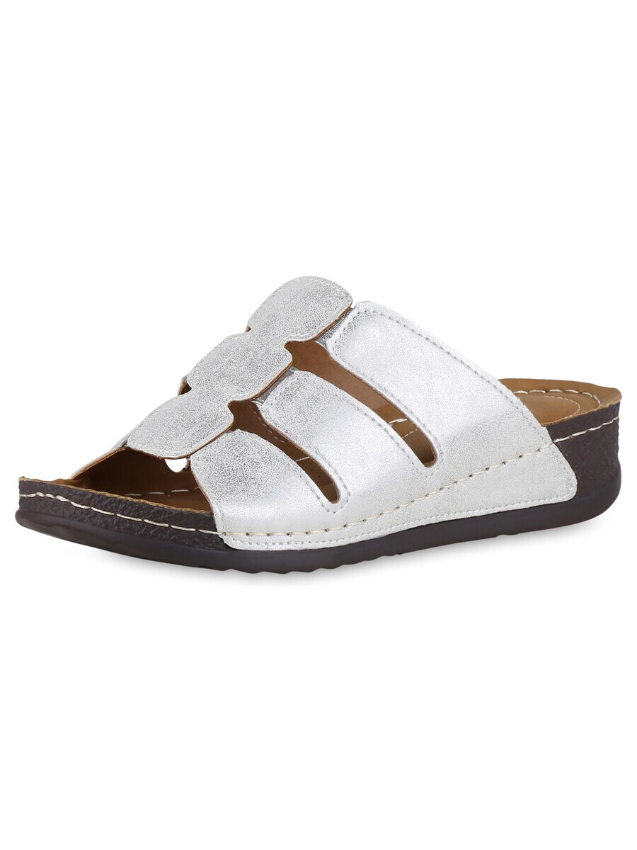 

Мюли Van Hill Mules Elizabeth, серебряный