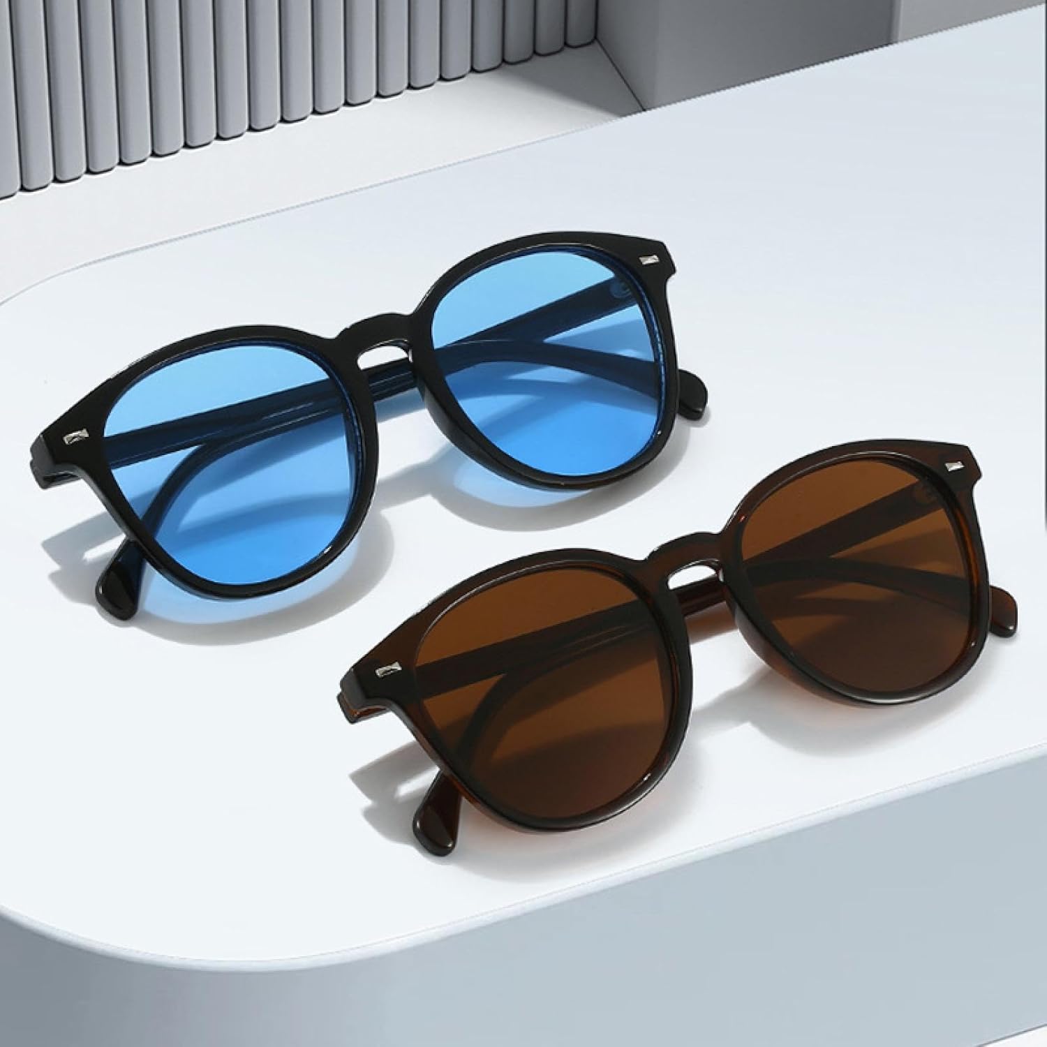 

Солнцезащитные очки с защитой от УФ-излучения UV400 | Женские овальные очки с прозрачными линзами цвета «океан» для занятий спортом на открытом воздухе и вождения DSVIGF, Black Orange