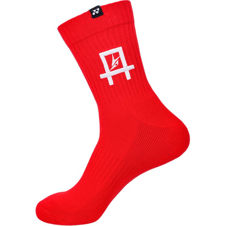 

SS23 носки Mid-Calf мужские 1 упаковка YONEX, красный