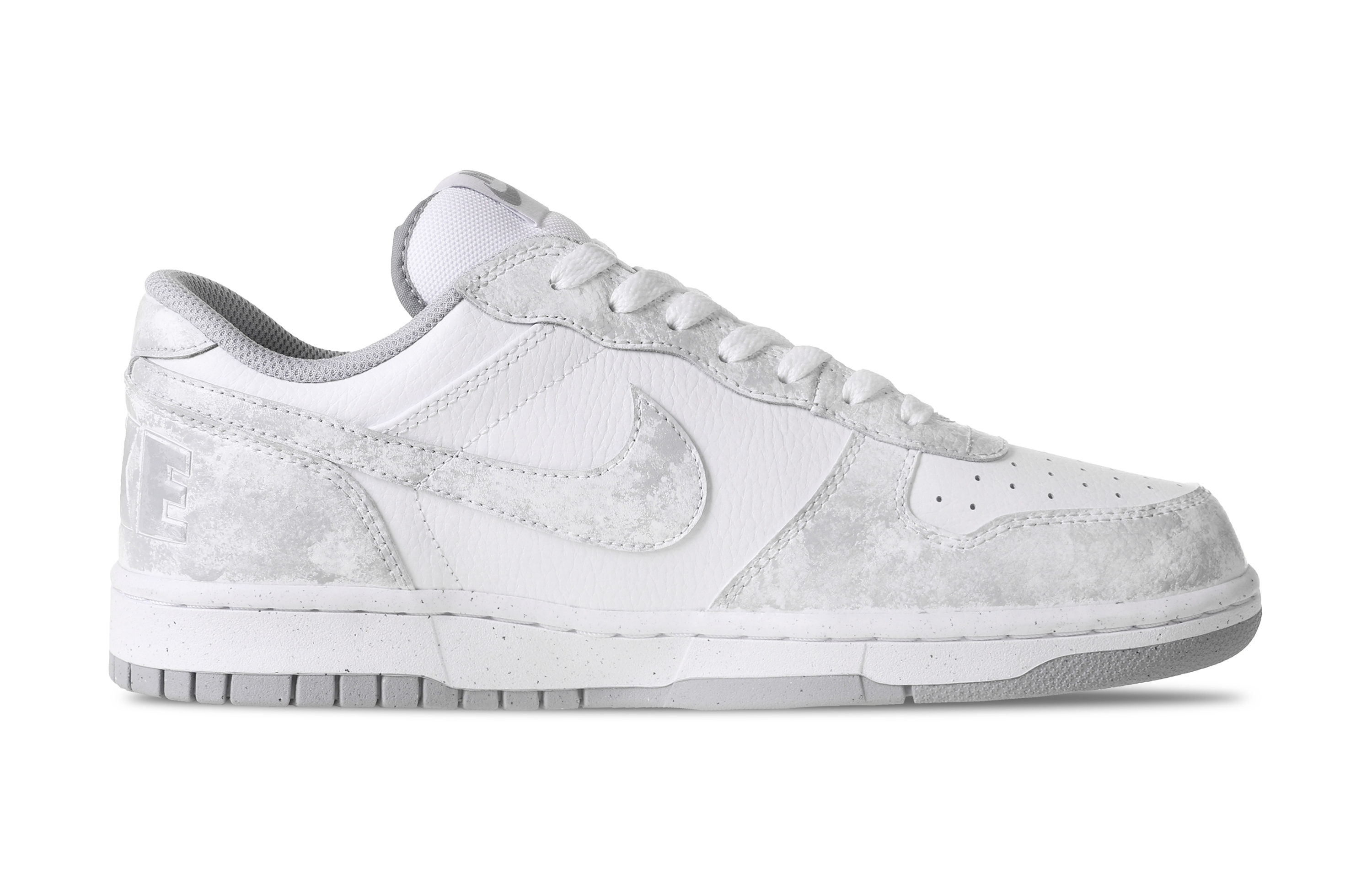Nike Брелок Big Mist White Saint, специальная сумка для покупок, Niche Premium, кроссовки низкие с ручной росписью, устойчивые к истиранию — фото 4