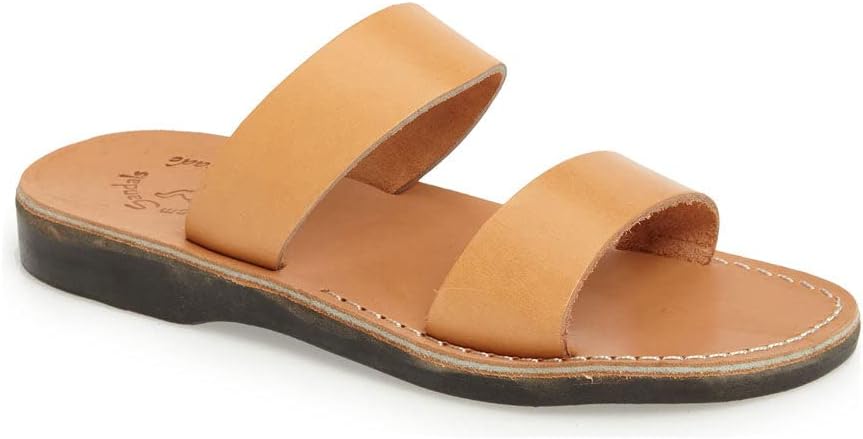 

Кожаные мужские сандалии с двойным ремешком Aviv Jerusalem Sandals, Tan