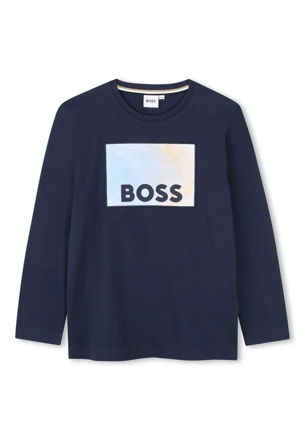 Детская футболка с длинным рукавом Boss Kidswear, Navy