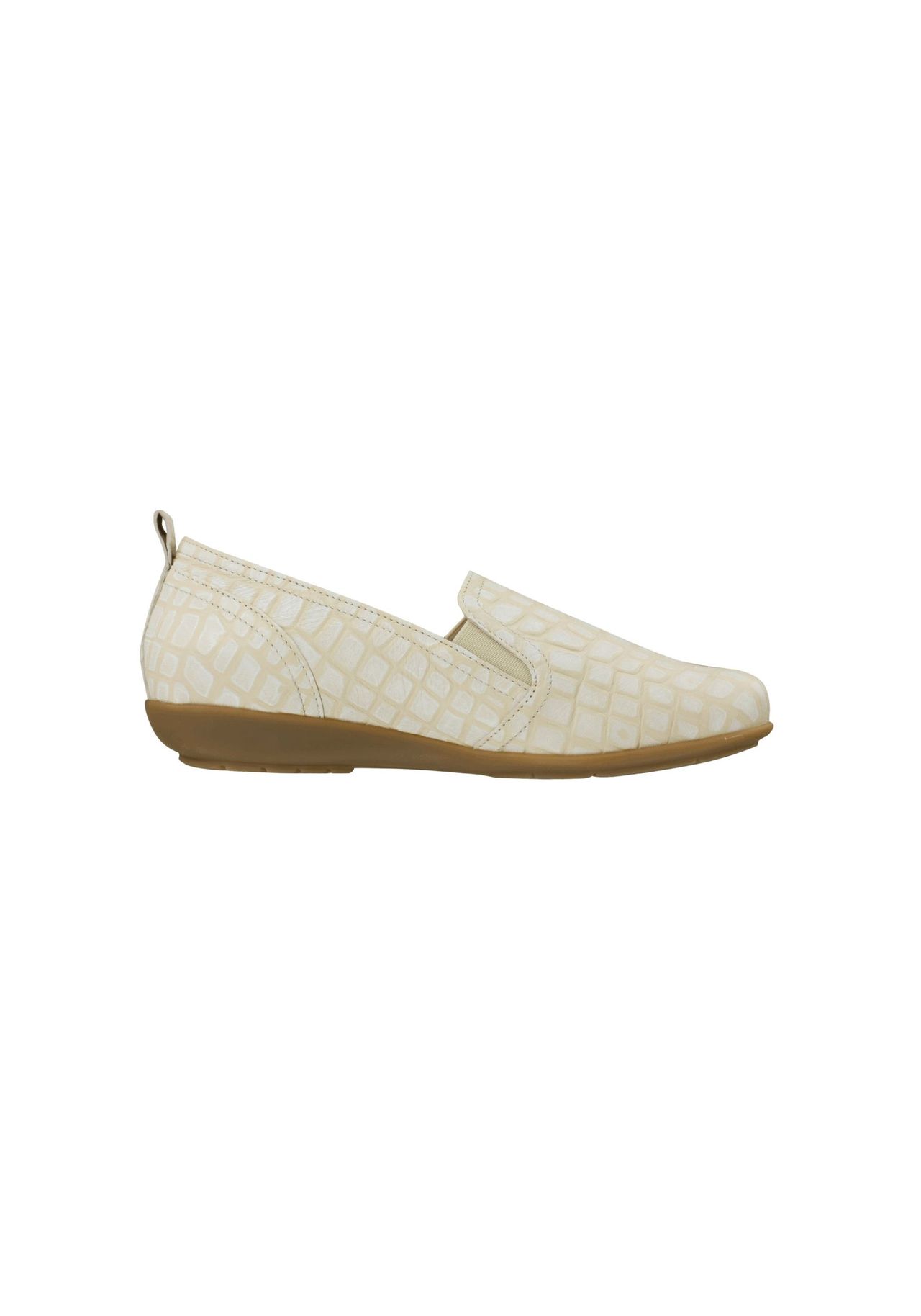 Тапочки Clea из мягкой кожи оленя Natural Feet, белый — фото 3