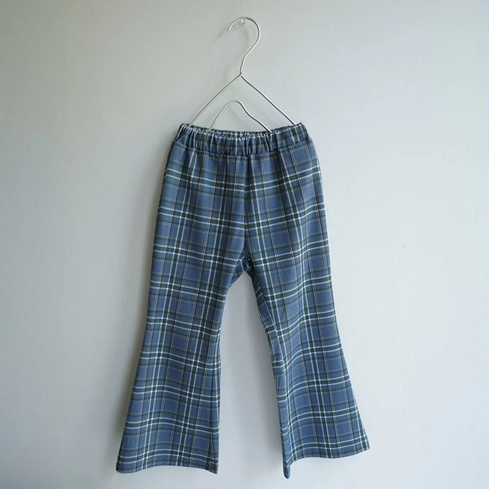 Длинные расклешенные брюки с узором по всей поверхности Branshes, Navy blue — фото 2