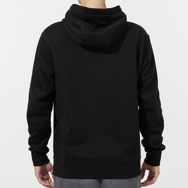 Толстовка men's nsw bb po hdy swsh brnd riff contrasting colors logo sports pullover black Nike, черный — фото 4