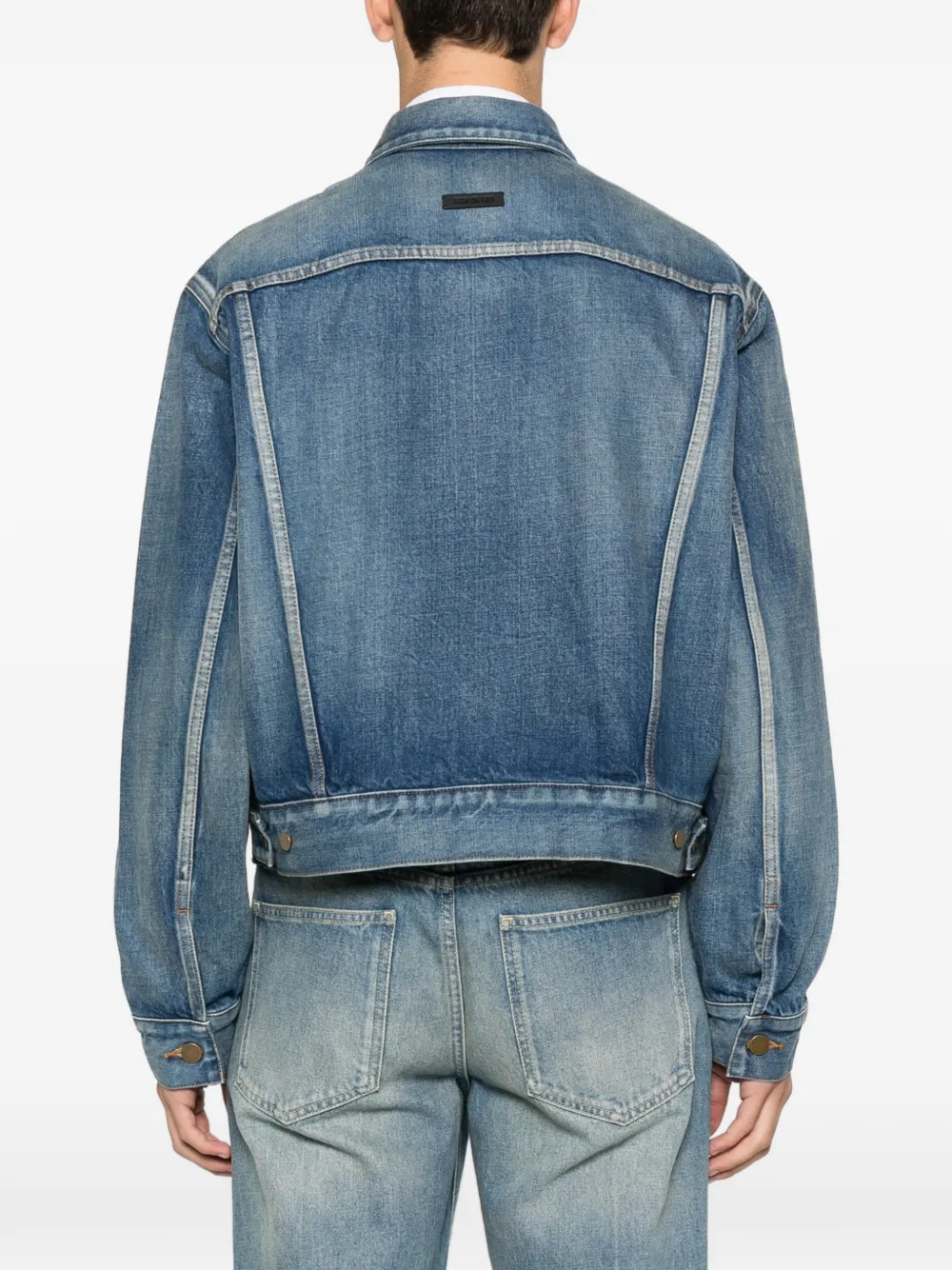 Джинсовая куртка Trucker Fear Of God, синий — фото 4