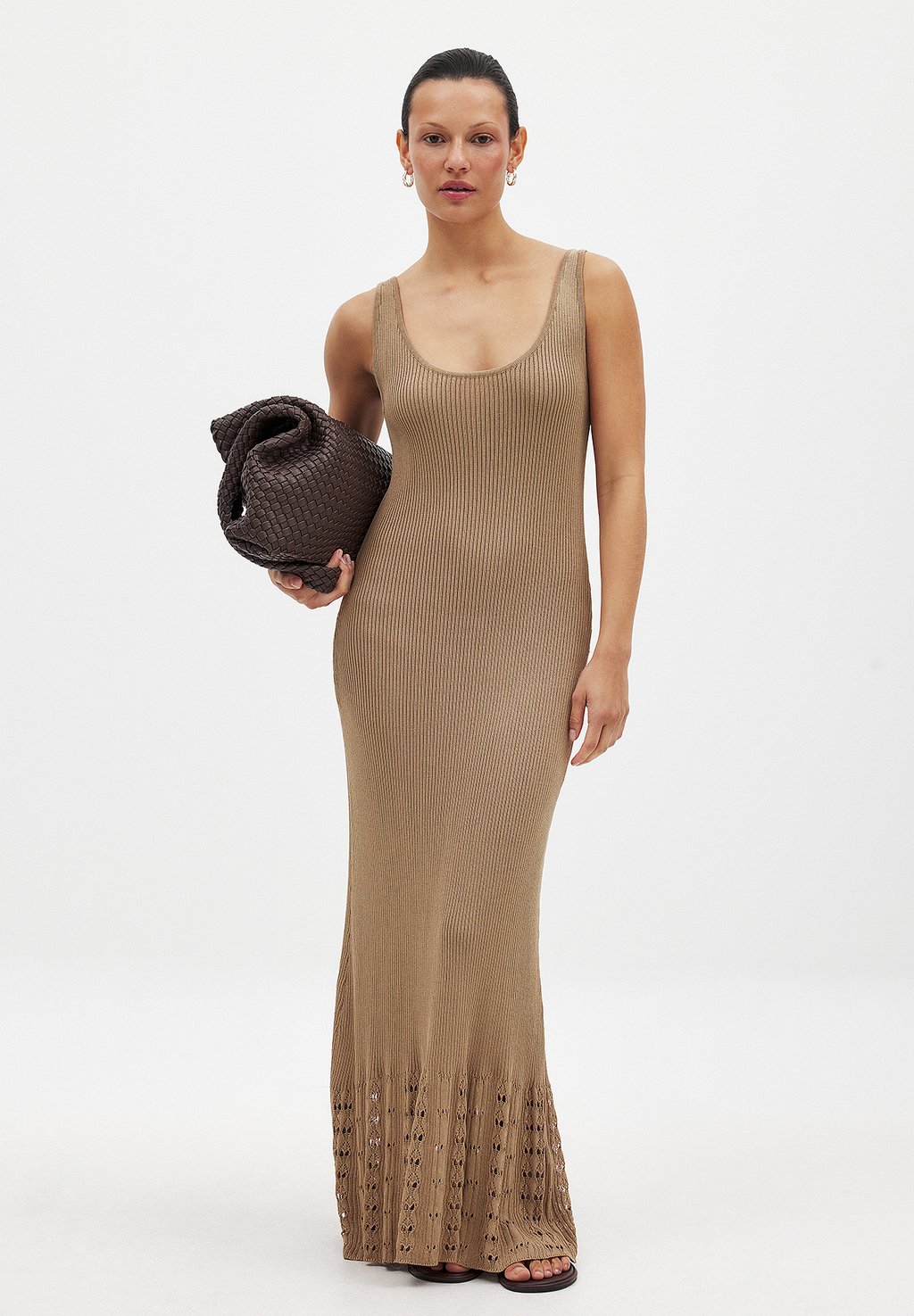 

Платье макси Jumper dress NA-KD, серый