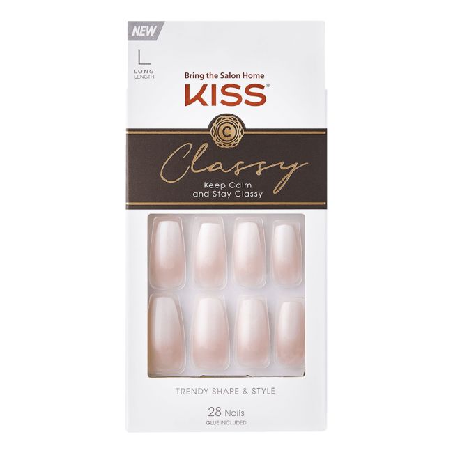 

Стильные накладные ногти (28 шт.) Kiss