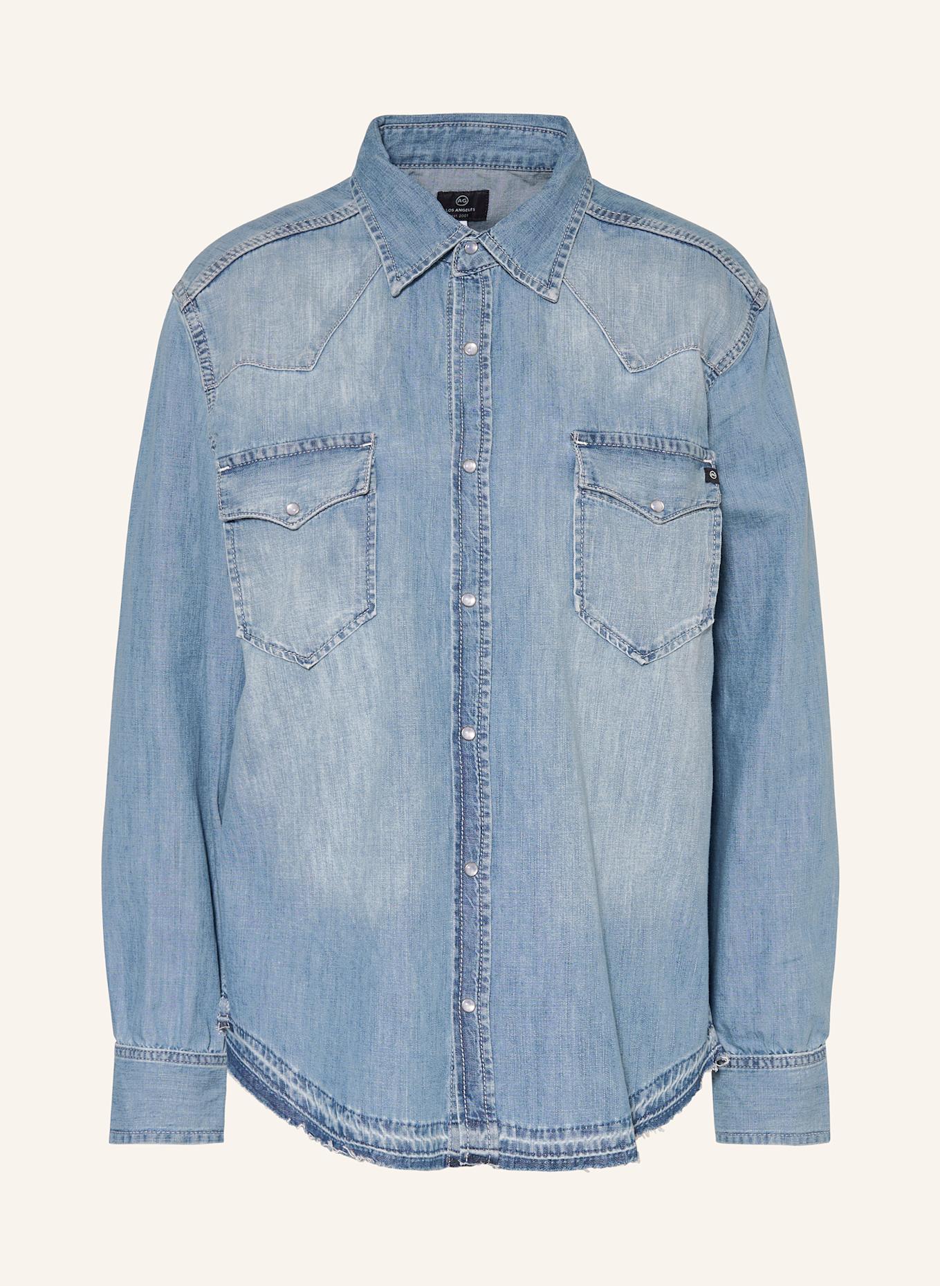 

Блузка из денима кассис Ag Jeans, синий