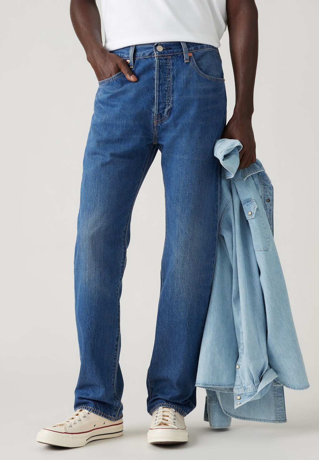 

Джинсы 501 LEVI'SORIGINAL Levi's, синий деним