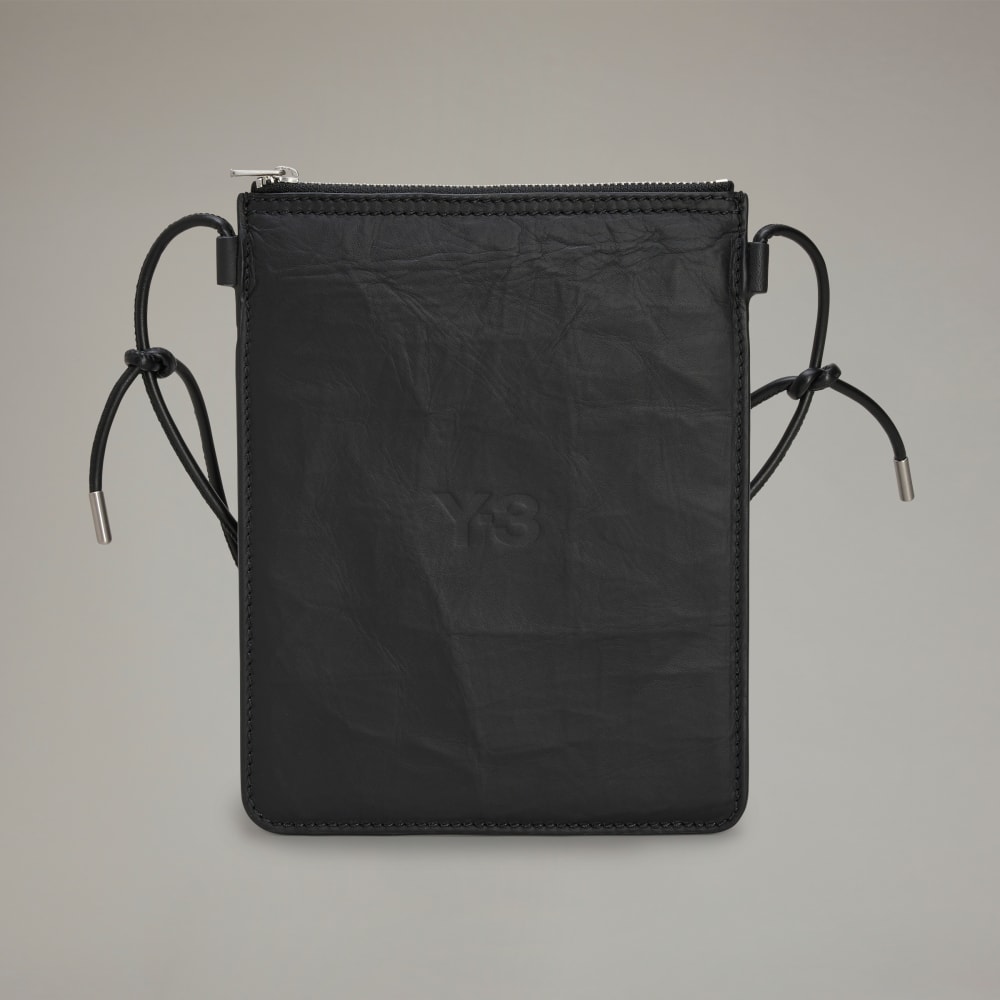 

Спортивная сумка Adidas Y-3 Leather Crossbody Bag, черный