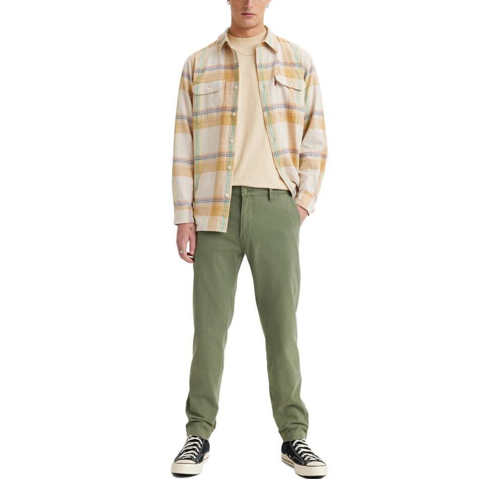 Мужские повседневные брюки Levi's levi’s, цвет Army Green — фото 3
