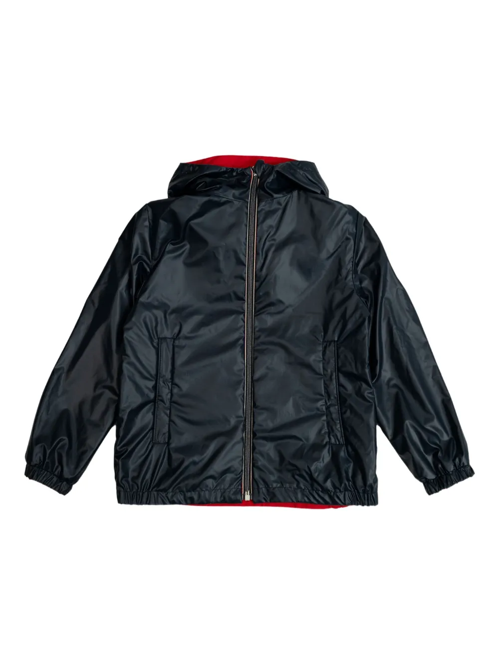 Двусторонняя куртка с капюшоном Moncler Enfant, красный — фото 3