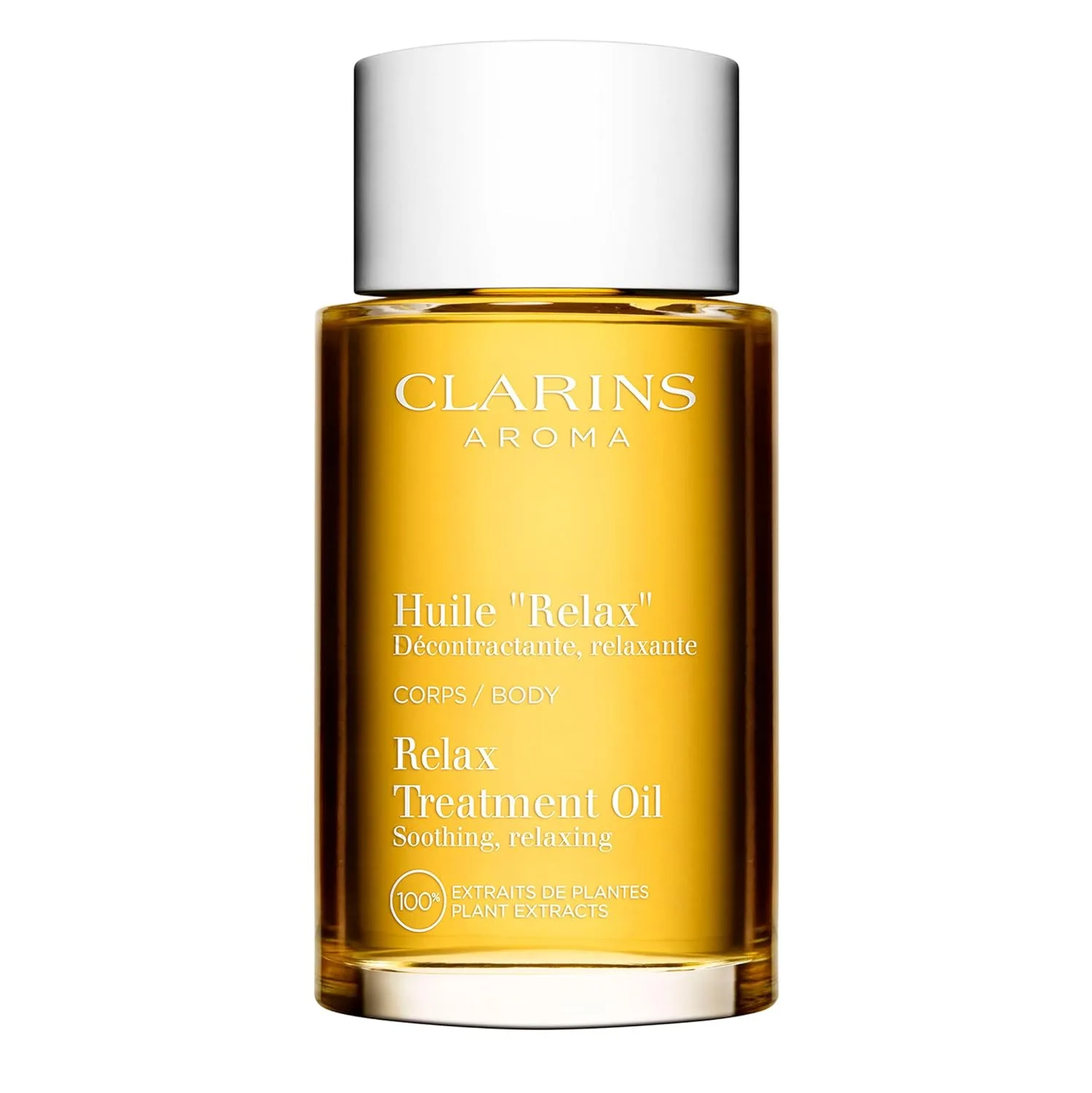 Масло для тела Clarins Relax для расслабления, увлажнения и снятия боли в мышцах, снимает стресс и усталость, 100% натуральные растительные экстракты