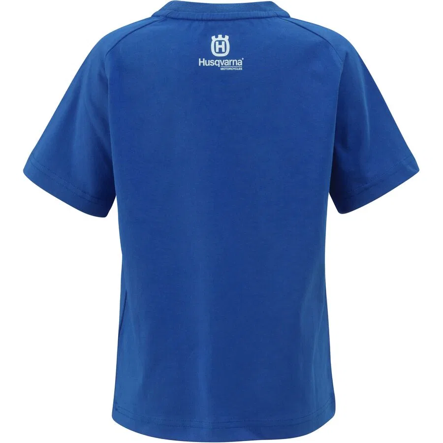 Футболка Youth Accelerate Husqvarna Apparel, Blue — фото 2
