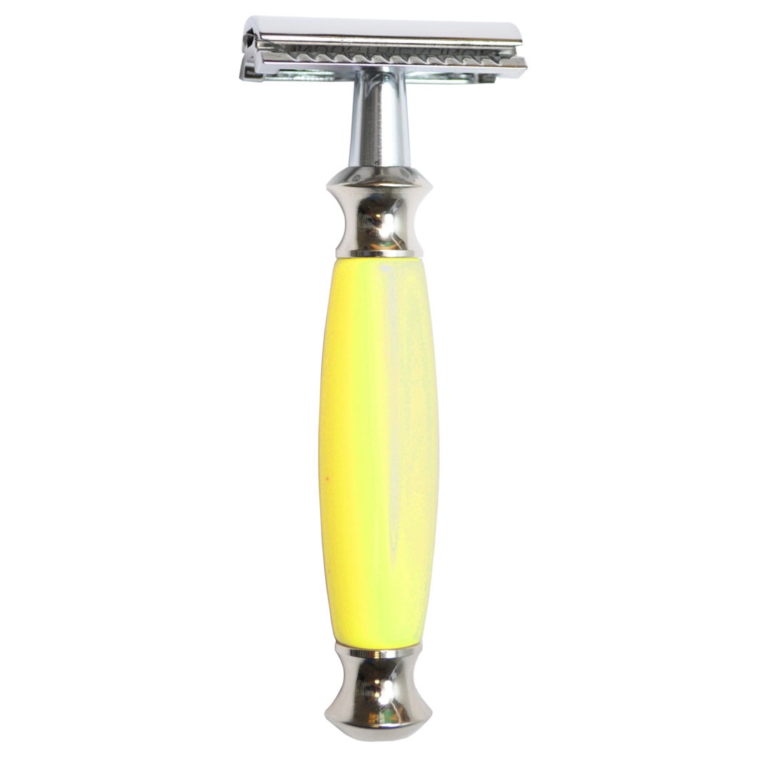 

Бритва klassischer rasierhobel kunststoffgriff gelb Golddachs, количество 1 шт.