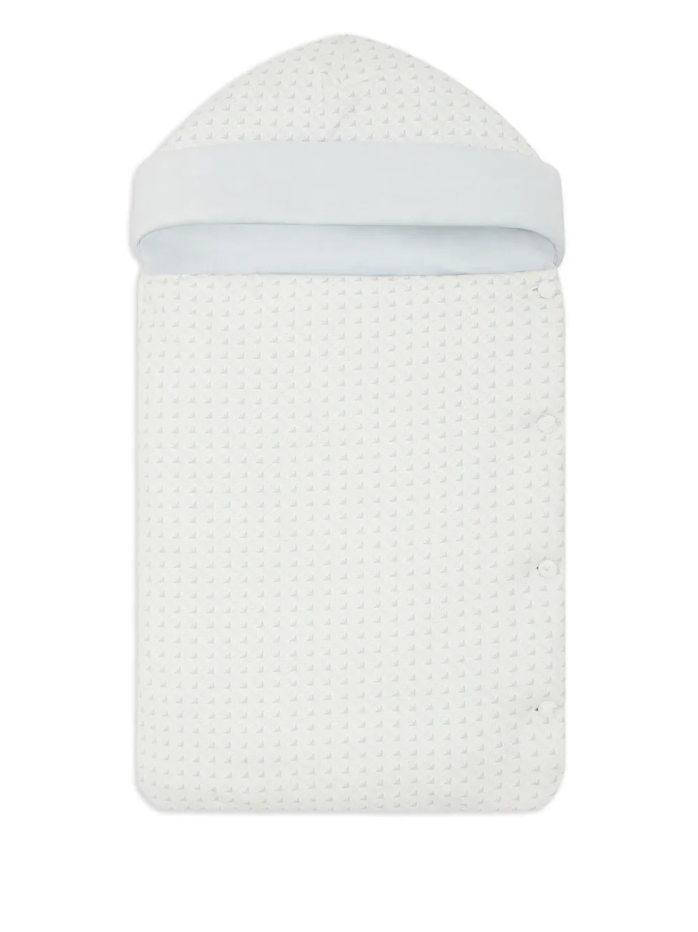 

Спальный мешок из хлопка с логотипом Emporio Armani Kids, белый