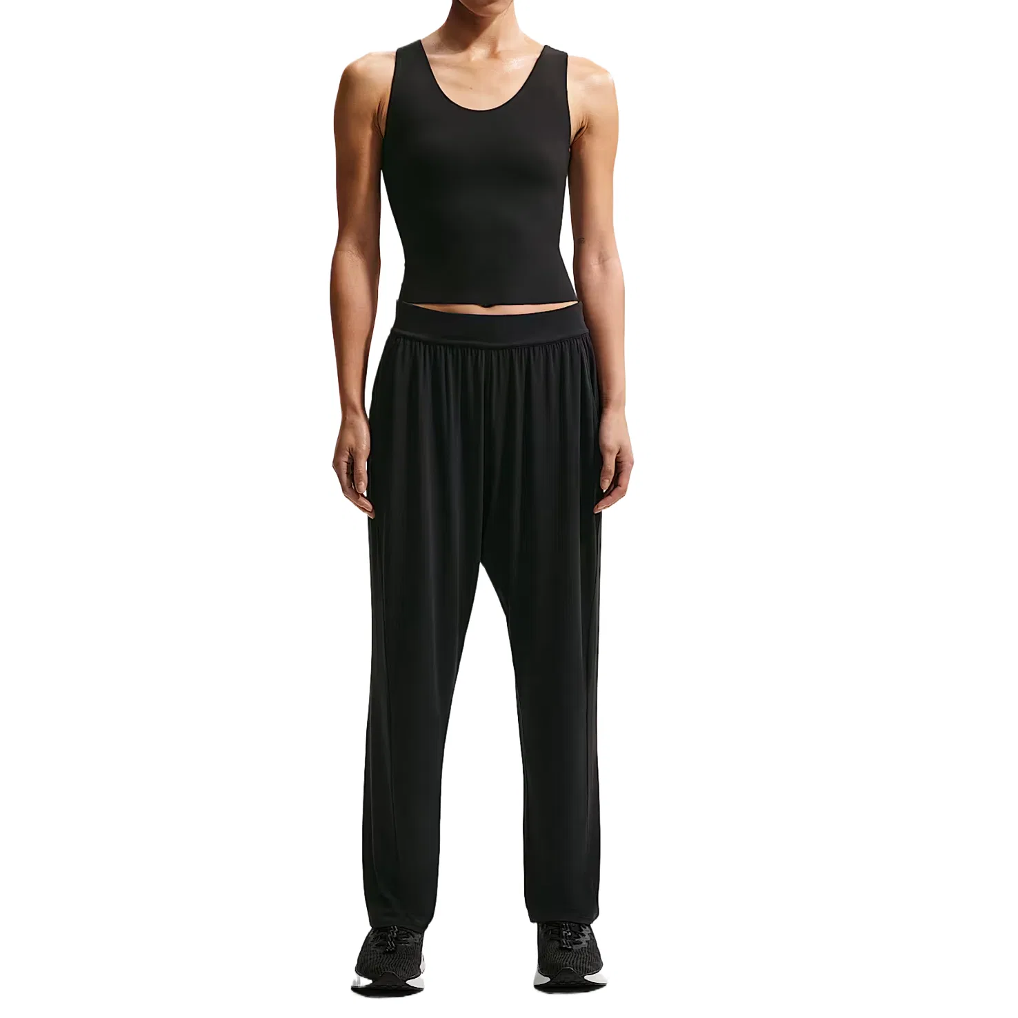 Тренировочные штаны Dri Fit Knitted женские Nike, Black/Cool Gray — фото 3