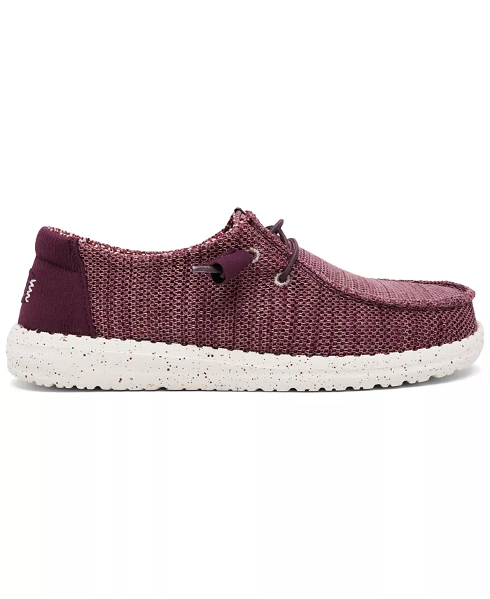Женские повседневные кеды Wendy Stretch Sox от Finish Line Hey Dude, красный — фото 3