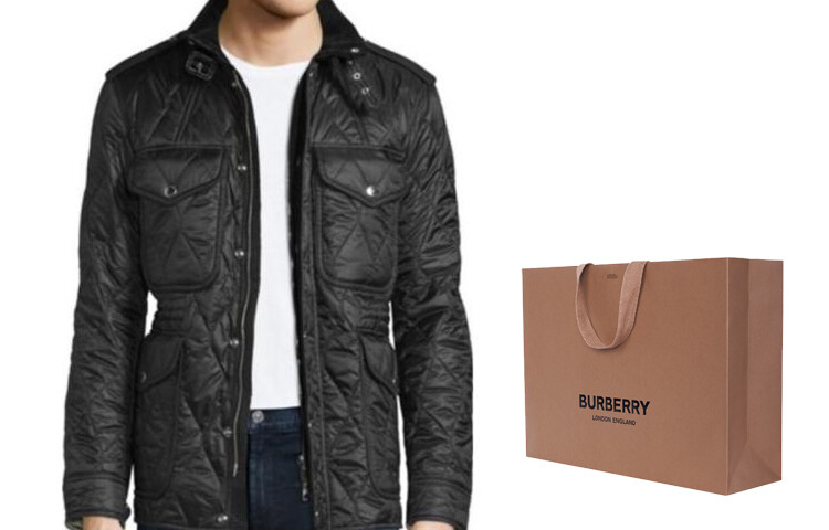 Куртка мужская Burberry с внешними карманами, черный — фото 4