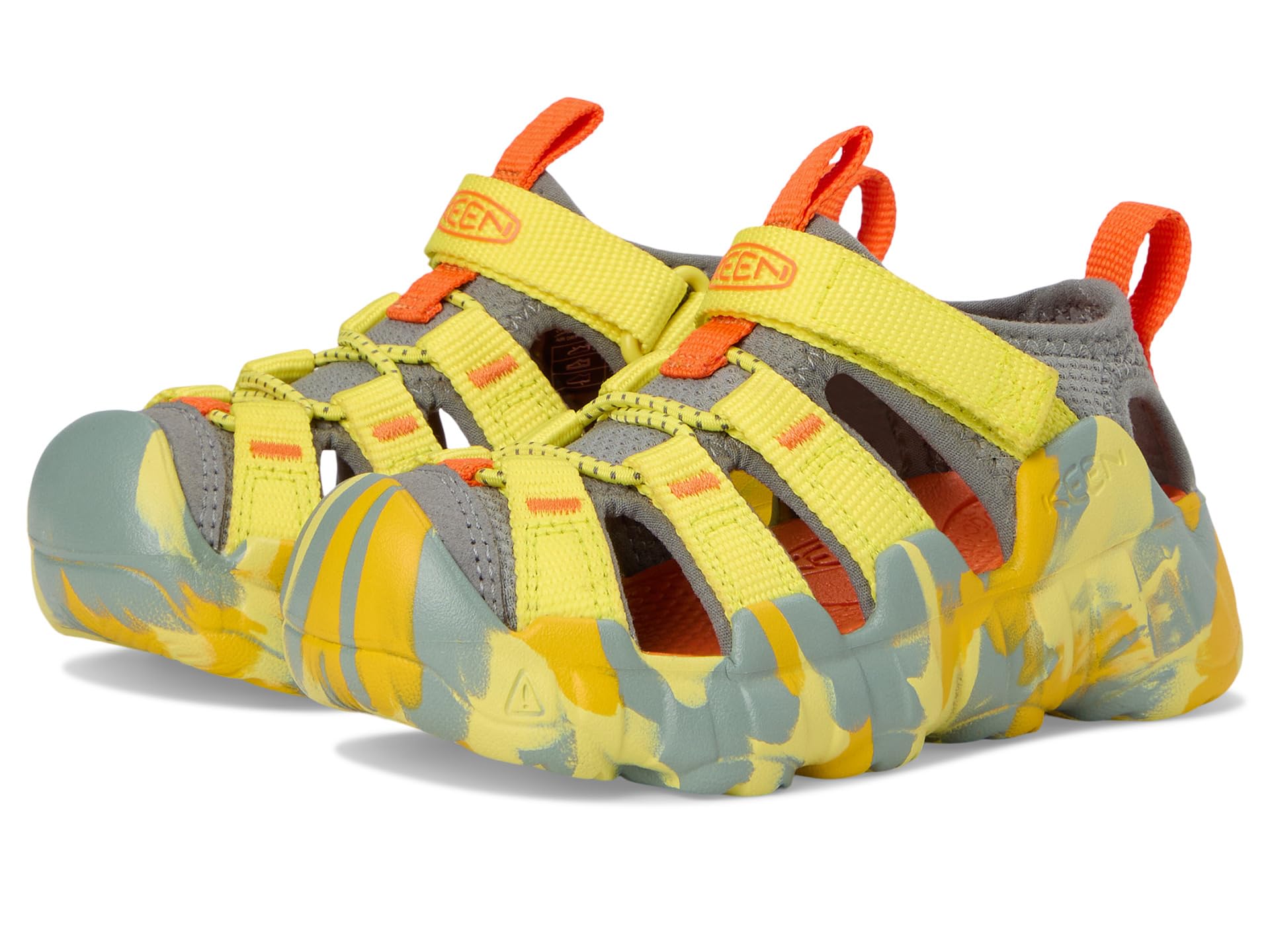 

Сандалии KEEN Kids Hyperport H2, цвет Evening Primrose/Steel Grey