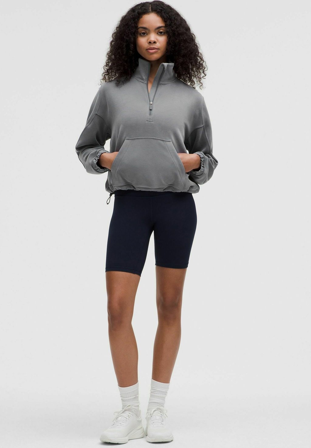 

Толстовка BRUSHED SOFTSTREME HALF ZIP lululemon, серый