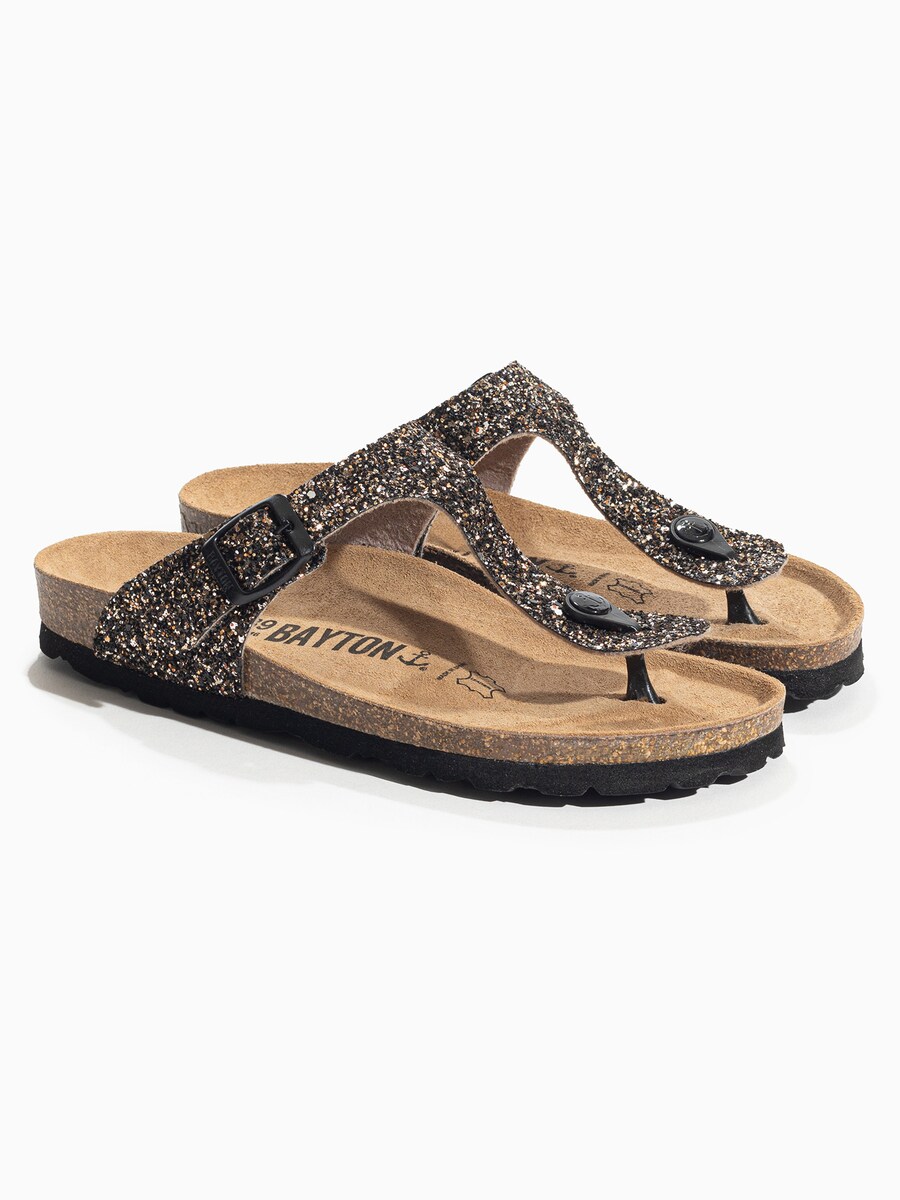 Сандалии с т-образным ремешком Bayton T-Bar Sandals Melia, бронзовый — фото 2