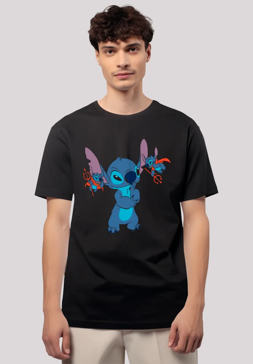 

F4NT4STIC Футболка "Disney Lilo and Stitch Little Devils", премиум качество, черный
