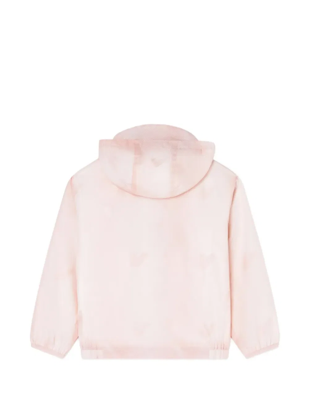 Куртка на молнии с капюшоном Emporio Armani Kids, розовый — фото 2