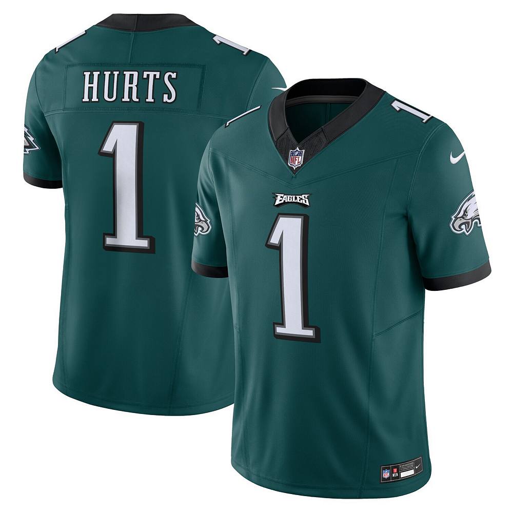 

Мужские кроссовки Nike Jalen Hurts Midnight Green Philadelphia Eagles Vapor F. Ограниченный Джерси, цвет Eag Green