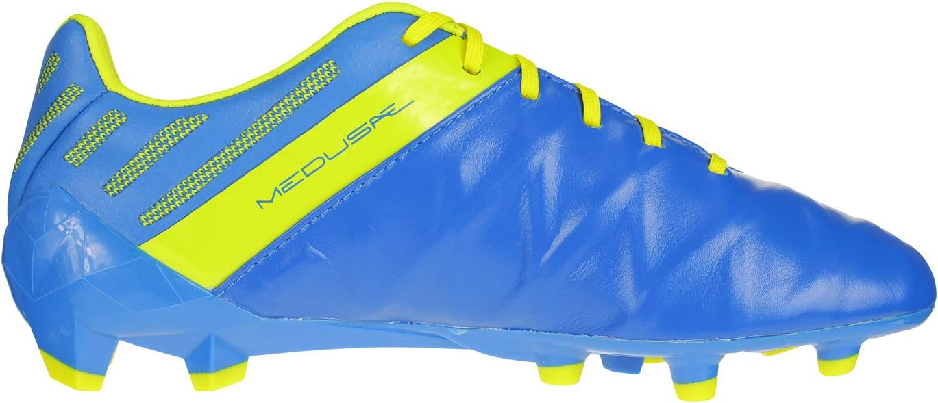 Футбольные бутсы Umbro Medusae II Pro для мужчин, для твердого грунта, варианты цвета, синий/белый/желтый — фото 2
