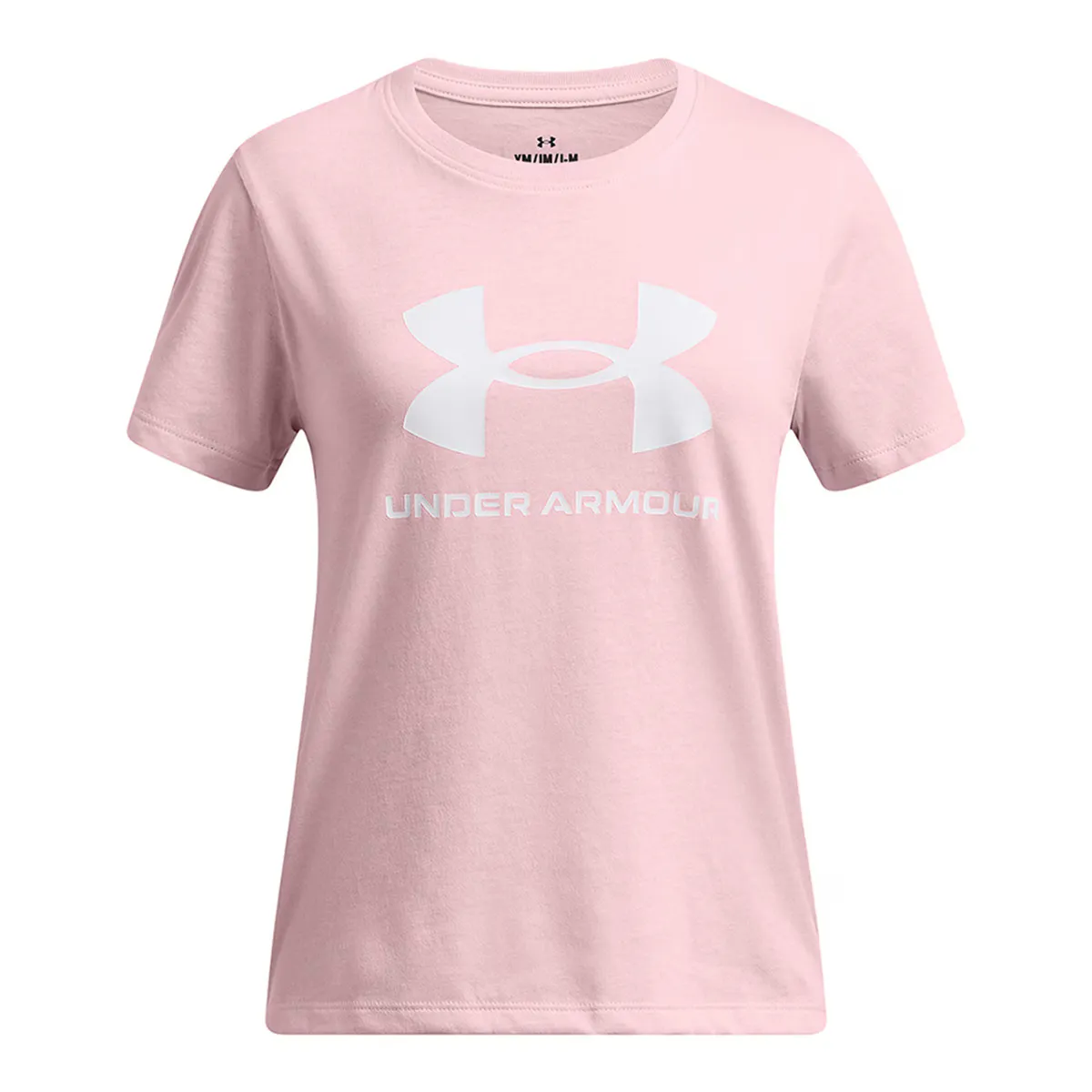 

UA Big Logo SS Under Armour детская футболка, цвет Rosa