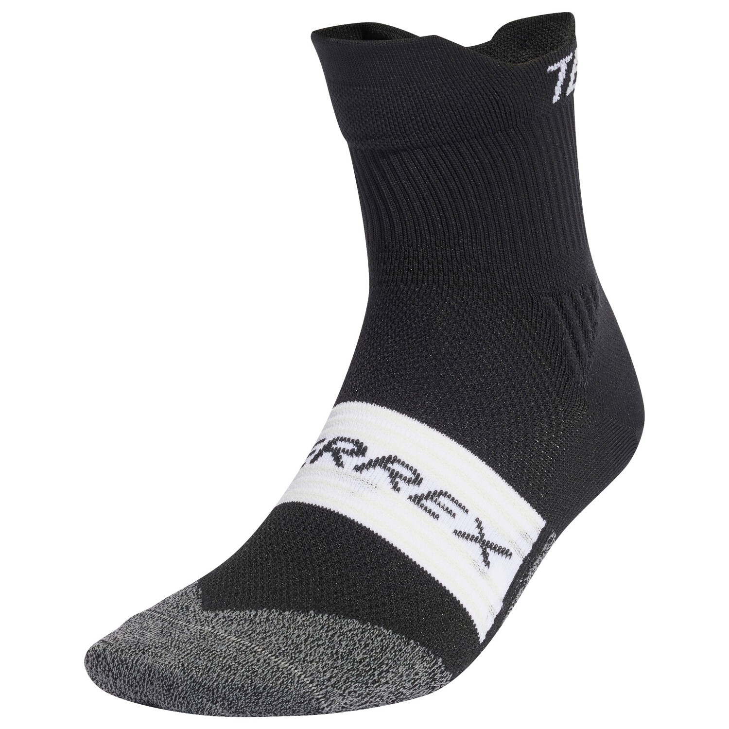 

Носки для бега Adidas Terrex Terrex Trailrunning Agravic Socks, цвет White/Black/Impact Orange