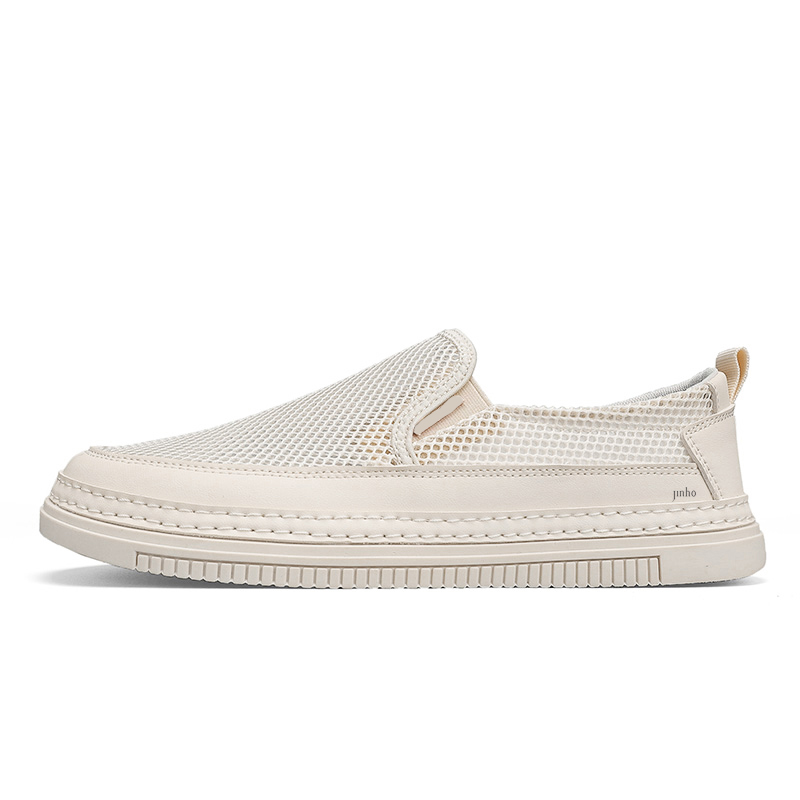 

Jinho Мужские низкие кеды бежевые, цвет Beige